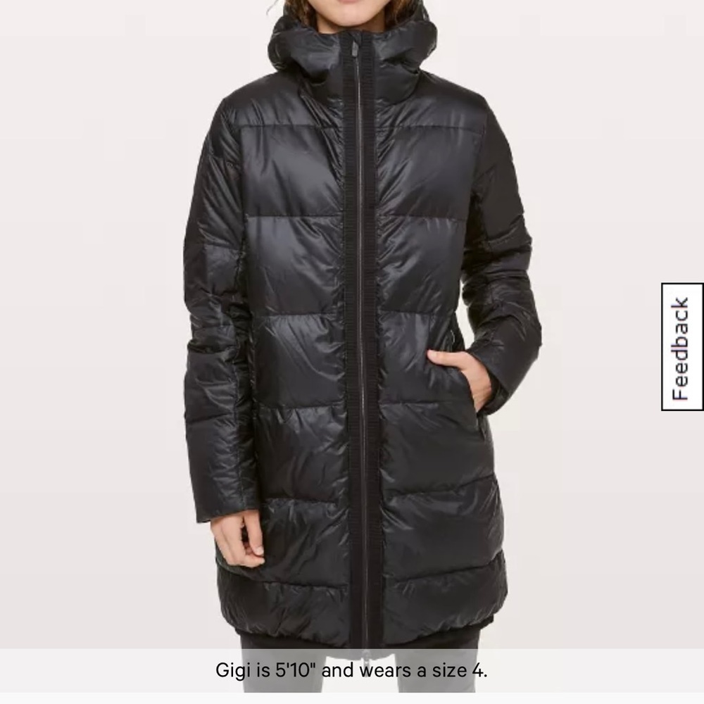 COPY - Lululemon Black Cloudscape Long Jacket